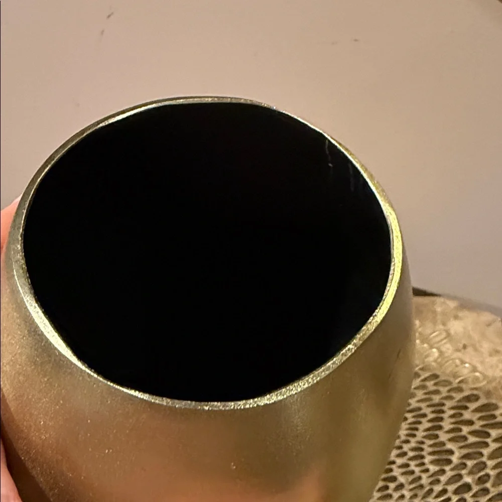 West Elm Organic Metal Vase, Medium